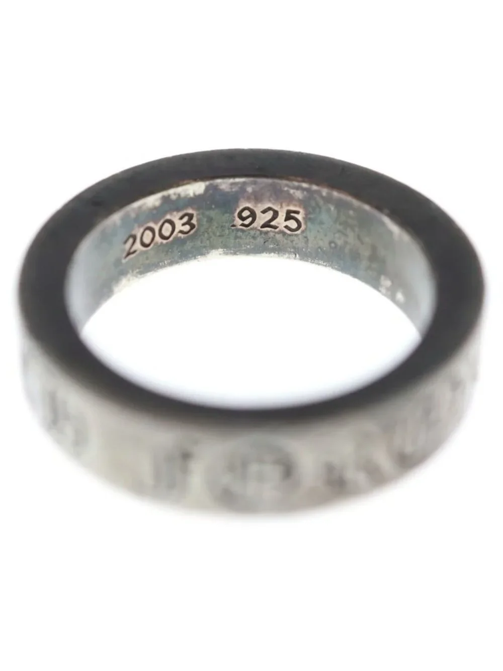 Chrome Hearts Spacer Forever Ring Silver